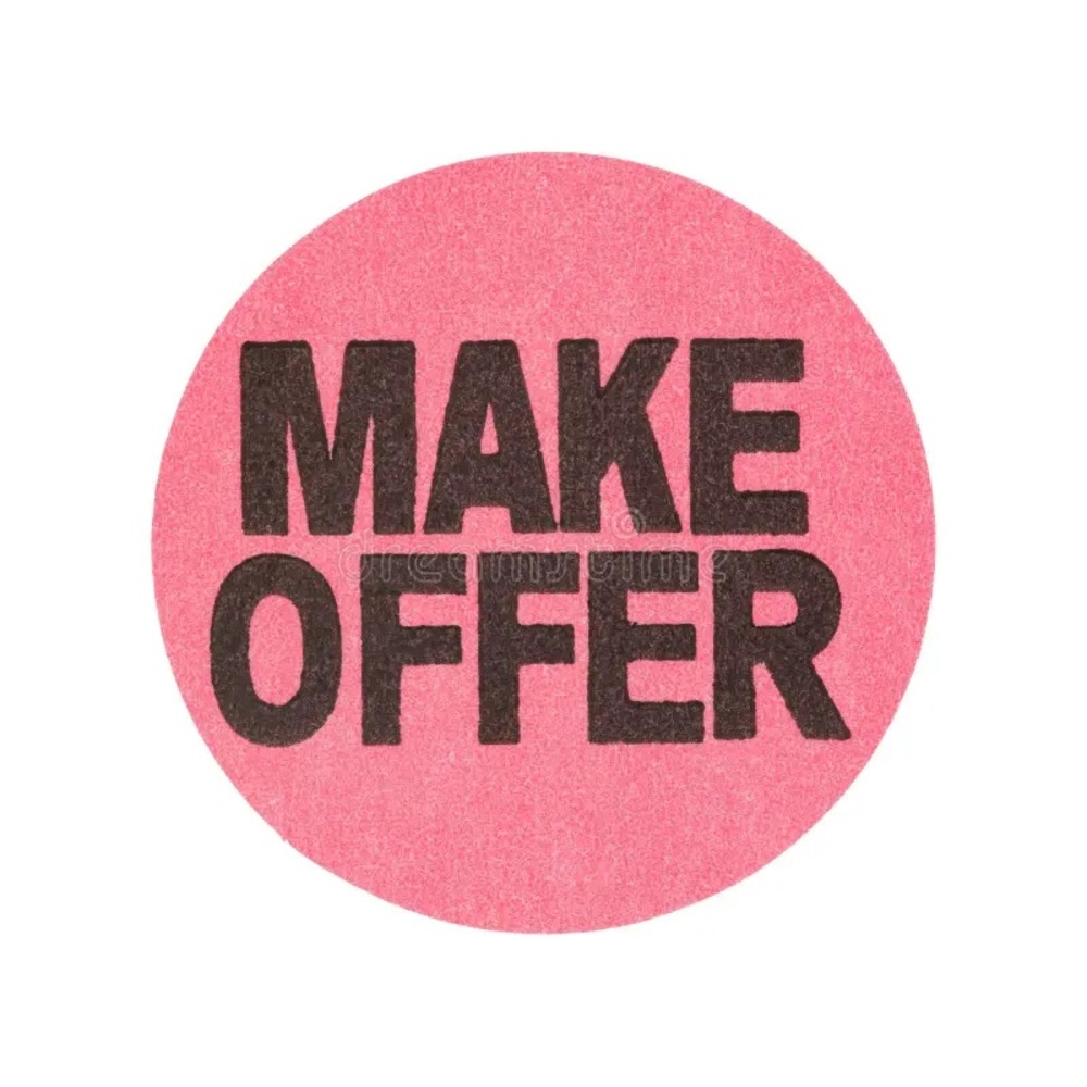 All offers will be considered 🙂